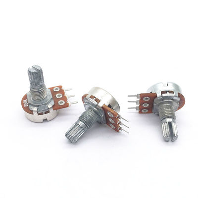 WH148 โพเทนชิโอเมอร์โรตารี Long Life Volume Control Linear B50K B10K โพเทนชิโอมิเตอร์ฟิล์มคาร์บอนโพเทนชิออมิเตอร์สำหรับเสียง