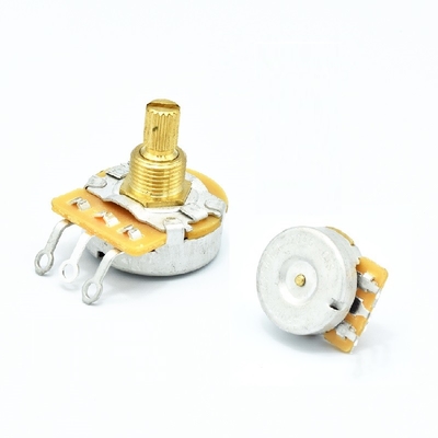 สีขาว 10000ohm หม้อกีตาร์ไฟฟ้า 0.125w B100k Potentiometer