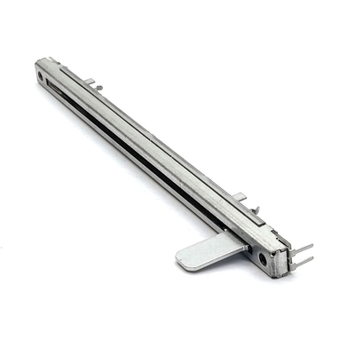 0.2W 100mm Fader B10k ฟิล์มคาร์บอน 100k โพเทนชิออมิเตอร์แบบสไลด์ AC 250V