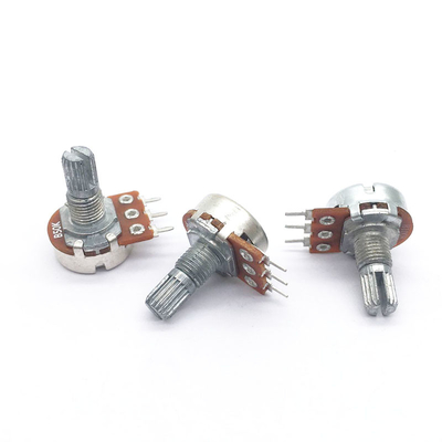 WH148 Series Potentiomer โรตารี่ Long Life Volume Control Potentiometer Carbon Film Potentiometer สำหรับ Audio