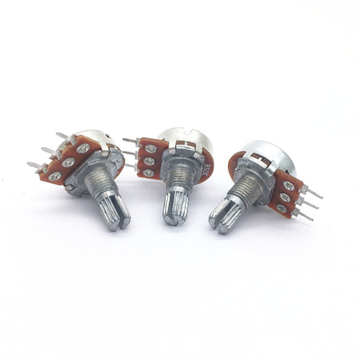 WH148 Series Potentiomer โรตารี่ Long Life Volume Control Potentiometer Carbon Film Potentiometer สำหรับ Audio