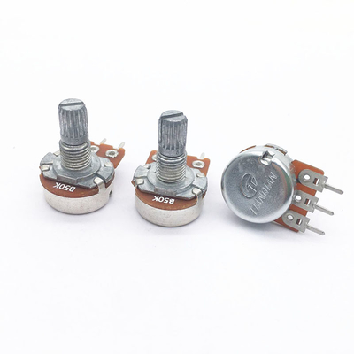 WH148 Series Potentiomer โรตารี่ Long Life Volume Control Potentiometer Carbon Film Potentiometer สำหรับ Audio