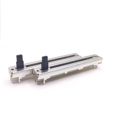 C4521SG คุณภาพดี 45 มม. Travel Linear Slide Potentiometer พร้อมสวิตช์คลิก Sound Potentiometer B10K Potentiometer