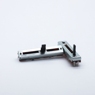 ผู้ผลิตจีนของสไลด์โพเทนชิออมิเตอร์พร้อมสวิตช์ 30 มม. Travel Linear 5k 10k ohm potentiometer 100k potentiometer