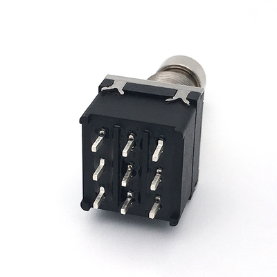 9 ขา 3pdt Stomp Switch 500V สำหรับกีตาร์ไฟฟ้า