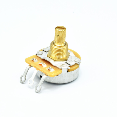 สีขาว 10000ohm หม้อกีตาร์ไฟฟ้า 0.125w B100k Potentiometer