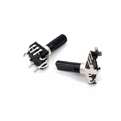 Peaker Audio Ec12 ตัวเข้ารหัสโรตารี่ พร้อมปุ่มกด 10ohm Threaded Bushing