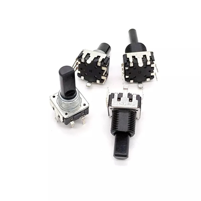 Peaker Audio Ec12 ตัวเข้ารหัสโรตารี่ พร้อมปุ่มกด 10ohm Threaded Bushing