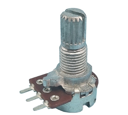 โพเทนชิโอมิเตอร์ A10k ขนาด 12 มม. 3 ขา 500k Audio Taper Pot Amplifier