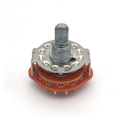 Multi Loop 2p4t Mini Rotary 500ohm ลำโพงสวิตช์โรตารี่แบบต่อเนื่อง