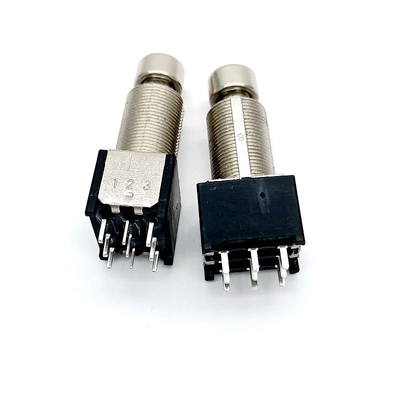 CE 17.1mm เท้าเหยียบกีตาร์ 125V AC 6A 9 ขา Footswitch