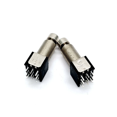 CE 17.1mm เท้าเหยียบกีตาร์ 125V AC 6A 9 ขา Footswitch