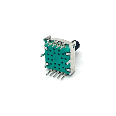 17 มม. เสาเดี่ยว Triple Throw สวิตช์โรตารี่ 0.3A 100k Log Potentiometer