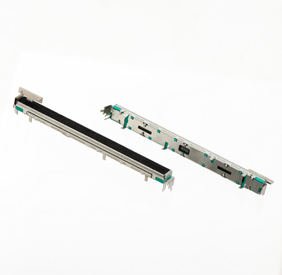 0.25W 10k โพเทนชิโอมิเตอร์เชิงเส้นเรียว AC 300V 100 มม. เชิงเส้น