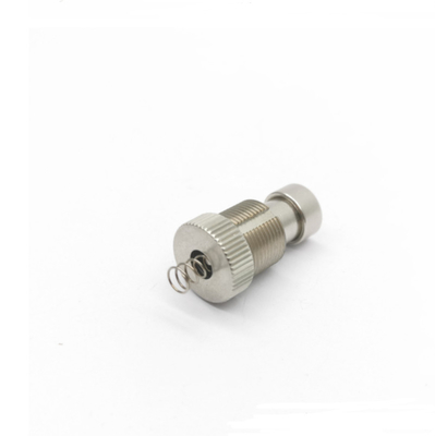 สวิตช์เท้าเหยียบสีเงิน 6 ขา 100ohm Spst Momentary เปิดตามปกติ