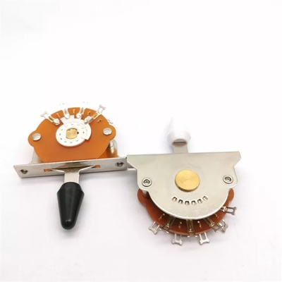0.3A สวิตช์เลือกกีต้าร์ 125V AC 5 Way Selector For Electric