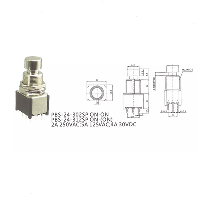 3PDT สวิตช์เท้ากีต้าร์ 9 PIN Dpdt Stomp Switch True Bypass