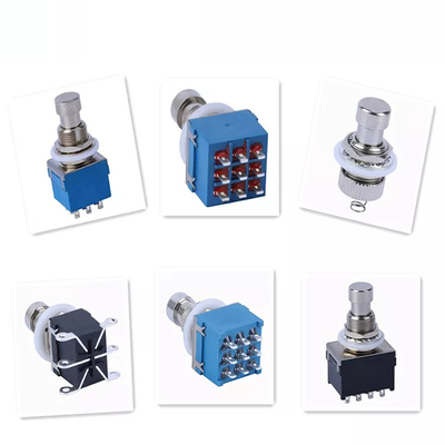 3PDT สวิตช์เท้ากีต้าร์ 9 PIN Dpdt Stomp Switch True Bypass