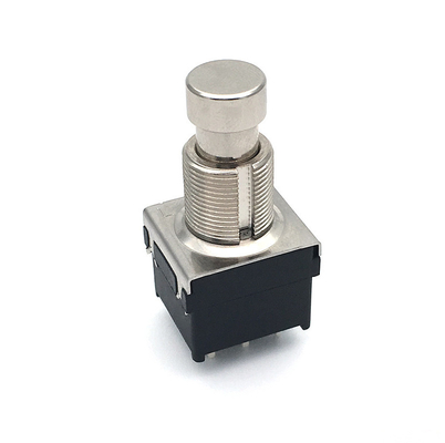 17mm Stomp Box Switches 3PDT 9 Pins กีต้าร์ไฟฟ้า Footswitch