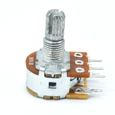 Spline Rotary Switch Potentiometer 500k พร้อมสวิตช์ที่ใช้โดย Walkie Talkie