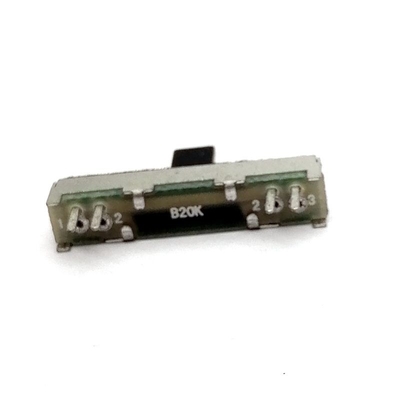 ความยาว 20 มม. มิกเซอร์ Slider Fader 100k โพเทนชิออมิเตอร์แบบสไลด์ C2040N