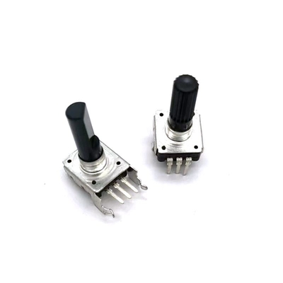 Metal 5 Pin ตัวเข้ารหัสโรตารี่ EC12 16 ตำแหน่งไม่มีสวิตช์สำหรับ Electronic