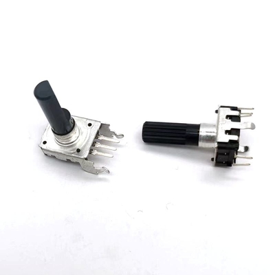 Metal 5 Pin ตัวเข้ารหัสโรตารี่ EC12 16 ตำแหน่งไม่มีสวิตช์สำหรับ Electronic
