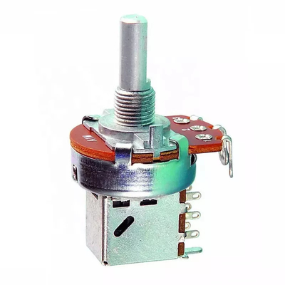 ลูกบิด PCB 10k โพเทนชิออมิเตอร์แบบหมุน 0.2W หม้อต้านทานตัวแปร DPDT