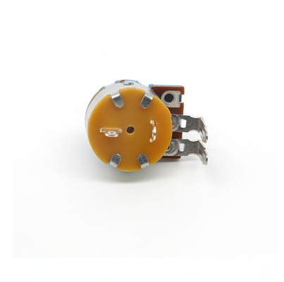 25ohm B100k Potentiometer Dual 0.5A สวิตช์โรตารี่ต่อเนื่อง