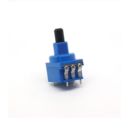 ตัวควบคุมระดับเสียงโพเทนชิโอมิเตอร์แบบนำไฟฟ้า 10k 250VAC Dpdt Push Pull Pot