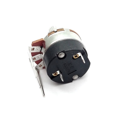 24 มม. สวิตช์ Potentiometer โรตารี่ ROHS Bass Treble Pot การปรับนิ้วบนสุด