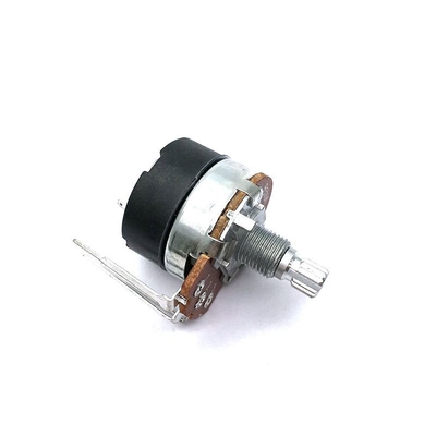 24 มม. สวิตช์ Potentiometer โรตารี่ ROHS Bass Treble Pot การปรับนิ้วบนสุด