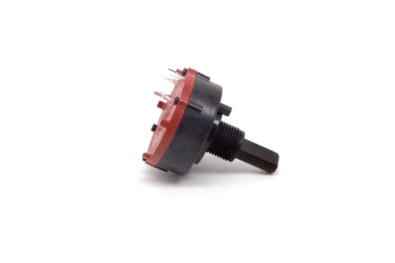 PC Pin 1P2T สวิตช์โรตารี่ต่อเนื่อง 12 ขา 26 มม. การควบคุมความเร็วพัดลม