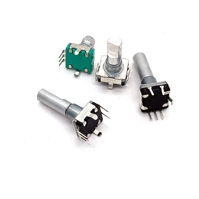 10mA สวิตช์เข้ารหัสแบบโรตารี่ CE ตัวเข้ารหัสแบบหมุน Ec12 Mixing Cosoles Speaker