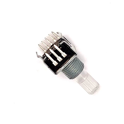 EC12 12 ขั้นตอนสวิตช์โรตารี่ Encoder ปุ่มกดไฟ LED 5mA