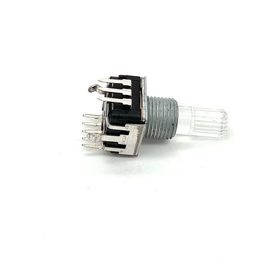 EC12 12 ขั้นตอนสวิตช์โรตารี่ Encoder ปุ่มกดไฟ LED 5mA