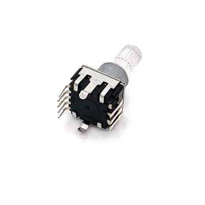 EC12 12 ขั้นตอนสวิตช์โรตารี่ Encoder ปุ่มกดไฟ LED 5mA