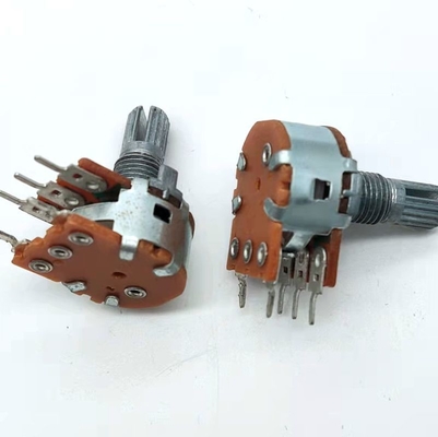 ฟิล์มคาร์บอนโพเทนชิโอมิเตอร์โรตารี่เดี่ยว 3dB 3 ตำแหน่ง PCB B500k พร้อมสวิตช์