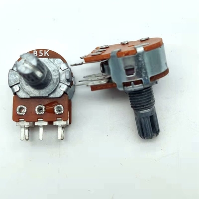 0.08W 12 ตำแหน่งโรตารีสวิตช์โพเทนชิโอมิเตอร์ 50ohm เสาเดี่ยวสวิตช์โรตารี่ Pot