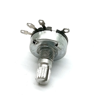 0.08W 12 ตำแหน่งโรตารีสวิตช์โพเทนชิโอมิเตอร์ 50ohm เสาเดี่ยวสวิตช์โรตารี่ Pot