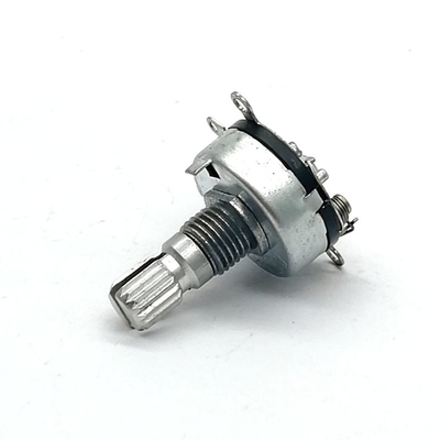 0.08W 12 ตำแหน่งโรตารีสวิตช์โพเทนชิโอมิเตอร์ 50ohm เสาเดี่ยวสวิตช์โรตารี่ Pot