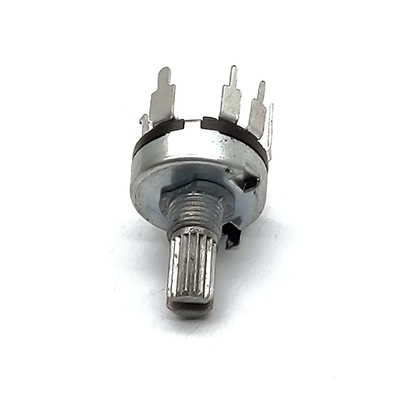 100V AC Potentiometer สวิตช์โรตารี่พร้อมสวิตช์ปิด 50ohm สำหรับเครื่องขยายเสียง