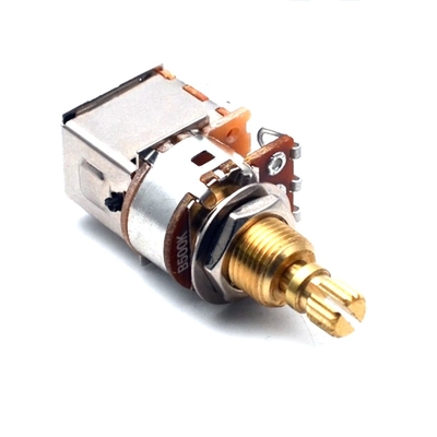 16mm Push Pull Potentiometer DPDT กีตาร์ไฟฟ้าสำหรับกีตาร์เบสไฟฟ้า