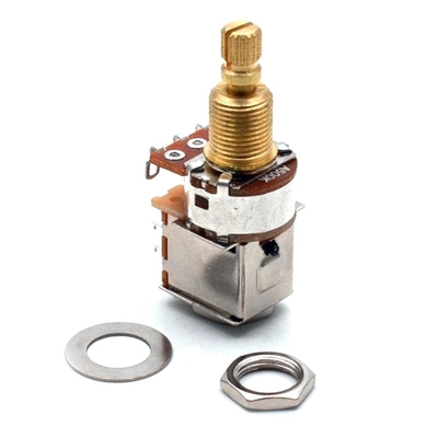 16mm Push Pull Potentiometer DPDT กีตาร์ไฟฟ้าสำหรับกีตาร์เบสไฟฟ้า