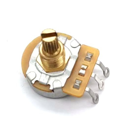 125V AC สวิตช์โรตารี่แบบต่อเนื่อง 10000ohm CTS Switch สำหรับกีตาร์ไฟฟ้า