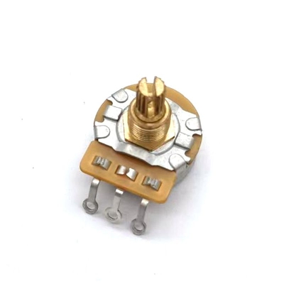 125V AC สวิตช์โรตารี่แบบต่อเนื่อง 10000ohm CTS Switch สำหรับกีตาร์ไฟฟ้า