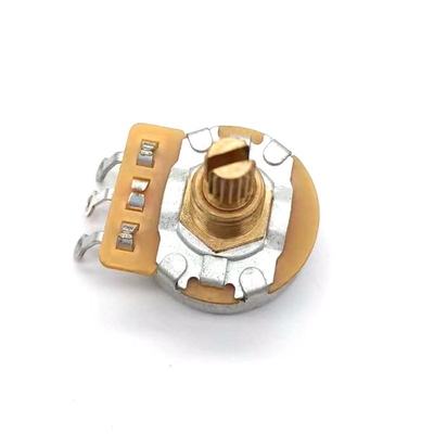 125V AC สวิตช์โรตารี่แบบต่อเนื่อง 10000ohm CTS Switch สำหรับกีตาร์ไฟฟ้า