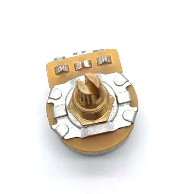 125V AC สวิตช์โรตารี่แบบต่อเนื่อง 10000ohm CTS Switch สำหรับกีตาร์ไฟฟ้า