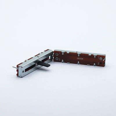 ผู้ผลิตจีนของโพเทนชิโอมิเตอร์แบบสไลด์พร้อมสวิตช์ 30 มม. Travel Linear 5k 10k Ohm Potentiometer 100k Potentiometer